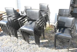 29 Black Chairs. 29 Times Your Bid!