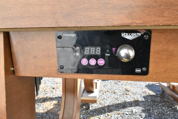 2 Wood Pattern Table w/ Built In Vollrath 5950145 Mirage Induction Range. 120 Volts, 1 Phase. 2 Times Your Bid! - Image 3 of 7