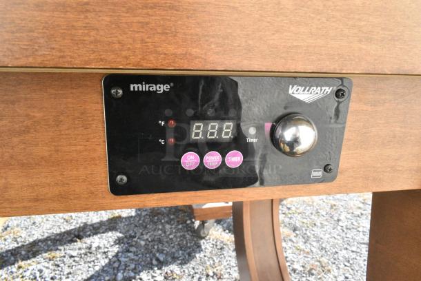 2 Wood Pattern Table w/ Built In Vollrath 5950145 Mirage Induction Range. 120 Volts, 1 Phase. 2 Times Your Bid! - Image 4 of 7