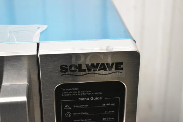BRAND NEW SCRATCH AND DENT! 2024 Solwave 180MW1000D Stainless Steel Commercial Microwave with Dial Control. 120 Volts, 1 Phase. - Image 4 of 7