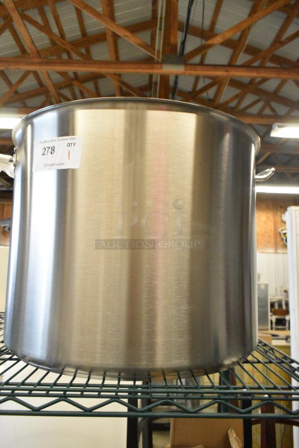 BRAND NEW SCRATCH AND DENT! Stainless Steel Stock Pot w/ Lid - Image 2 of 4