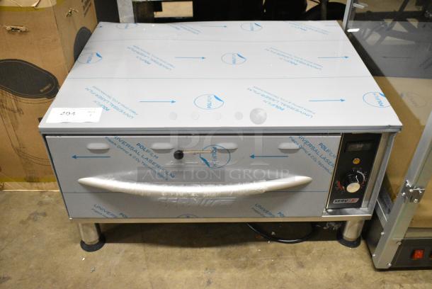 BRAND NEW SCRATCH AND DENT! 2024 ServIt 423WDSFS1 Stainless Steel Commercial Countertop Single Drawer Warming Drawer. 120 Volts, 1 Phase. Tested and Working! - Image 1 of 5