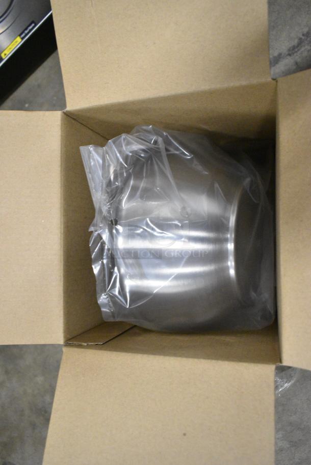 BRAND NEW SCRATCH AND DENT! Galaxy 177GCM2B Stainless Steel Pourover Commercial Coffee Maker with 2 Warmers and Toggle Controls. 120 Volts, 1 Phase. - Image 4 of 5