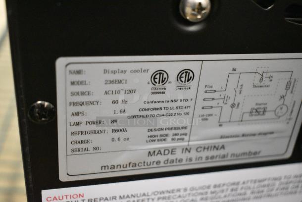 BRAND NEW SCRATCH AND DENT! Estella 236EMC1 Caffe 1 Gallon Countertop Milk Cooler for Espresso Machines . 120 Volts, 1 Phase. - Image 5 of 5