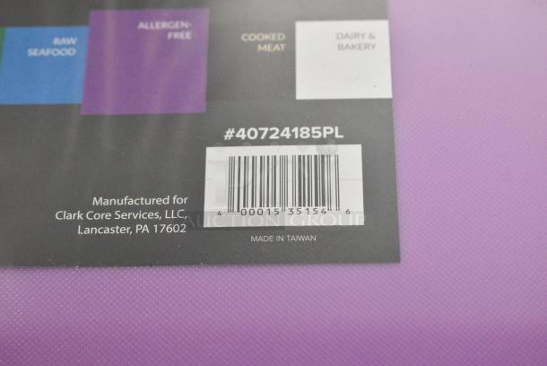 7 BRAND NEW SCRATCH AND DENT! Items Including 40724185GN Choice 24" x 18" x 1/2" Green Polyethylene Cutting Board, 40724185PL Choice 24" x 18" x 1/2" Purple Polyethylene Cutting Board, 40724185RD Choice 24" x 18" x 1/2" Red Polyethylene Cutting Board, 40724185BR Choice 24" x 18" x 1/2" Brown Polyethylene Cutting Board, 40724185WH Choice 24" x 18" x 1/2" White Polyethylene Cutting Board, 40724185BL Choice 24" x 18" x 1/2" Blue Polyethylene Cutting Board, 40724185YL Choice 24" x 18" x 1/2" Yellow Polyethylene Cutting Board. 7 Times Your Bid! - Image 5 of 15