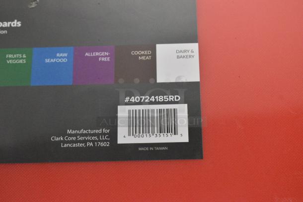 7 BRAND NEW SCRATCH AND DENT! Items Including 40724185GN Choice 24" x 18" x 1/2" Green Polyethylene Cutting Board, 40724185PL Choice 24" x 18" x 1/2" Purple Polyethylene Cutting Board, 40724185RD Choice 24" x 18" x 1/2" Red Polyethylene Cutting Board, 40724185BR Choice 24" x 18" x 1/2" Brown Polyethylene Cutting Board, 40724185WH Choice 24" x 18" x 1/2" White Polyethylene Cutting Board, 40724185BL Choice 24" x 18" x 1/2" Blue Polyethylene Cutting Board, 40724185YL Choice 24" x 18" x 1/2" Yellow Polyethylene Cutting Board. 7 Times Your Bid! - Image 7 of 15