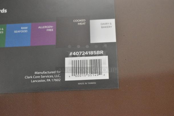 7 BRAND NEW SCRATCH AND DENT! Items Including 40724185GN Choice 24" x 18" x 1/2" Green Polyethylene Cutting Board, 40724185PL Choice 24" x 18" x 1/2" Purple Polyethylene Cutting Board, 40724185RD Choice 24" x 18" x 1/2" Red Polyethylene Cutting Board, 40724185BR Choice 24" x 18" x 1/2" Brown Polyethylene Cutting Board, 40724185WH Choice 24" x 18" x 1/2" White Polyethylene Cutting Board, 40724185BL Choice 24" x 18" x 1/2" Blue Polyethylene Cutting Board, 40724185YL Choice 24" x 18" x 1/2" Yellow Polyethylene Cutting Board. 7 Times Your Bid! - Image 9 of 15