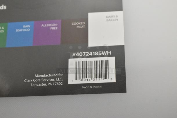 7 BRAND NEW SCRATCH AND DENT! Items Including 40724185GN Choice 24" x 18" x 1/2" Green Polyethylene Cutting Board, 40724185PL Choice 24" x 18" x 1/2" Purple Polyethylene Cutting Board, 40724185RD Choice 24" x 18" x 1/2" Red Polyethylene Cutting Board, 40724185BR Choice 24" x 18" x 1/2" Brown Polyethylene Cutting Board, 40724185WH Choice 24" x 18" x 1/2" White Polyethylene Cutting Board, 40724185BL Choice 24" x 18" x 1/2" Blue Polyethylene Cutting Board, 40724185YL Choice 24" x 18" x 1/2" Yellow Polyethylene Cutting Board. 7 Times Your Bid! - Image 11 of 15