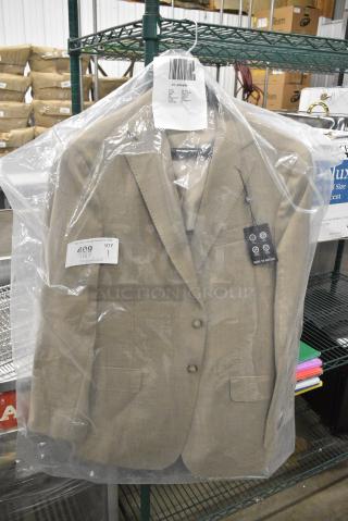BRAND NEW! 3YJN40R19 40 Reg British Tan Blazer