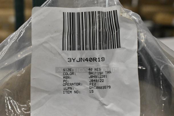BRAND NEW! 3YJN40R19 40 Reg British Tan Blazer - Image 4 of 4