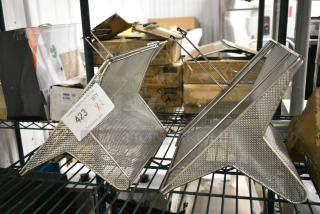 2 Metal Baskets for Fryer. 2 Times Your Bid!