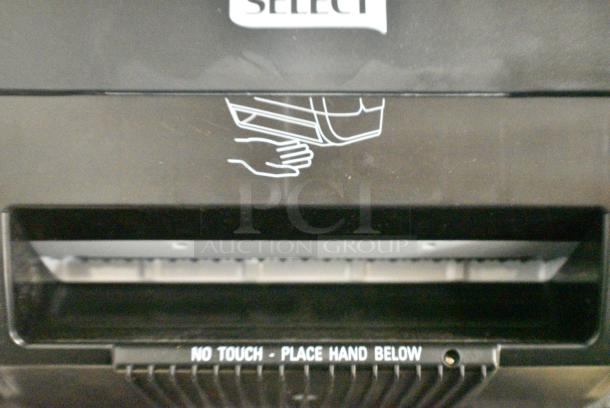 BRAND NEW SCRATCH AND DENT! Lavex Select Black Poly Hand Towel Dispenser - Image 3 of 4