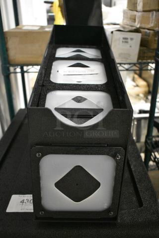BRAND NEW SCRATCH AND DENT! KleanTak Black Poly Countertop Dispenser