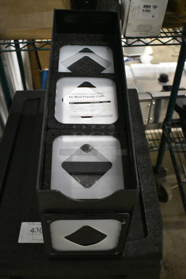 BRAND NEW SCRATCH AND DENT! KleanTak Black Poly Countertop Dispenser - Image 3 of 6