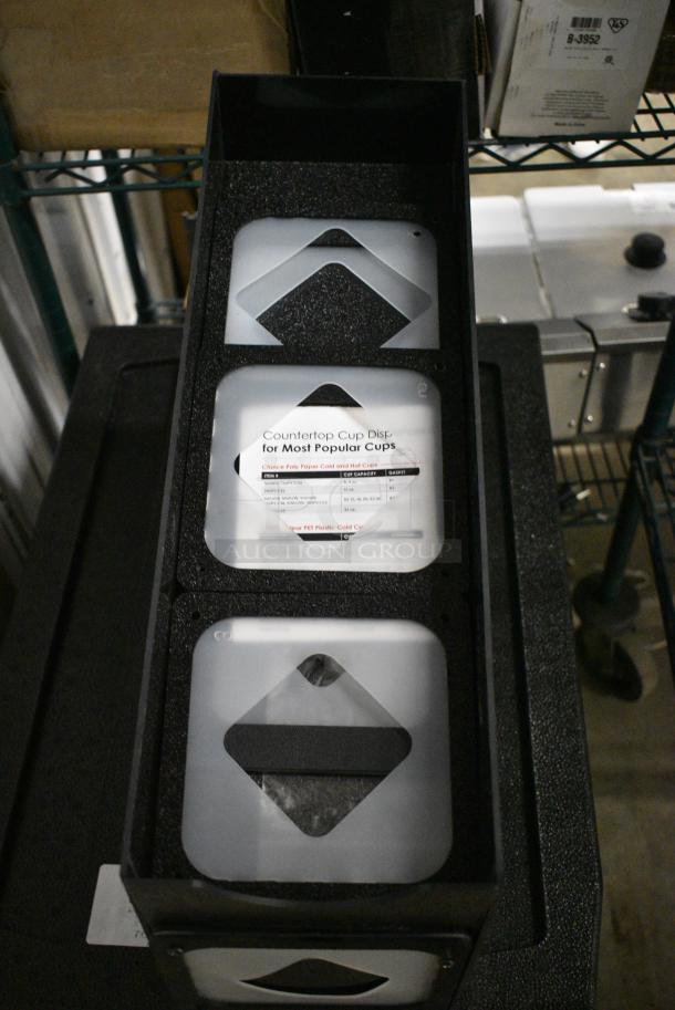 BRAND NEW SCRATCH AND DENT! KleanTak Black Poly Countertop Dispenser - Image 4 of 6