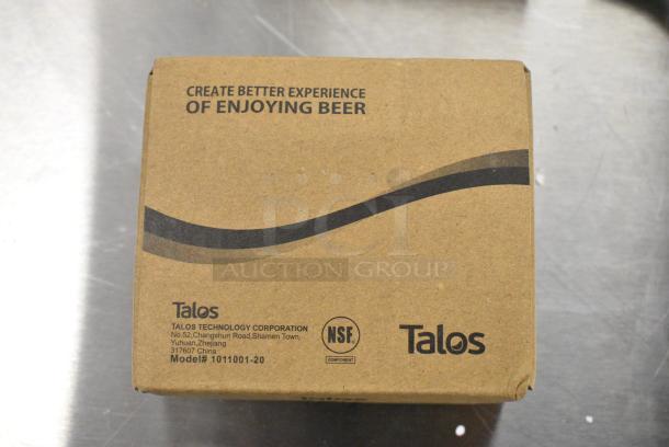 BRAND NEW SCRATCH AND DENT! Talos Stainless Steel 4 Head Beer Tower w/ 3 Taps - Image 8 of 8