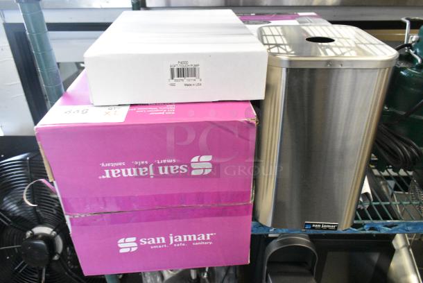 2 BRAND NEW SCRATCH AND DENT! Items Including San Jamar P4900 Bin w/ Pump. 2 Times Your Bid! - Image 2 of 6