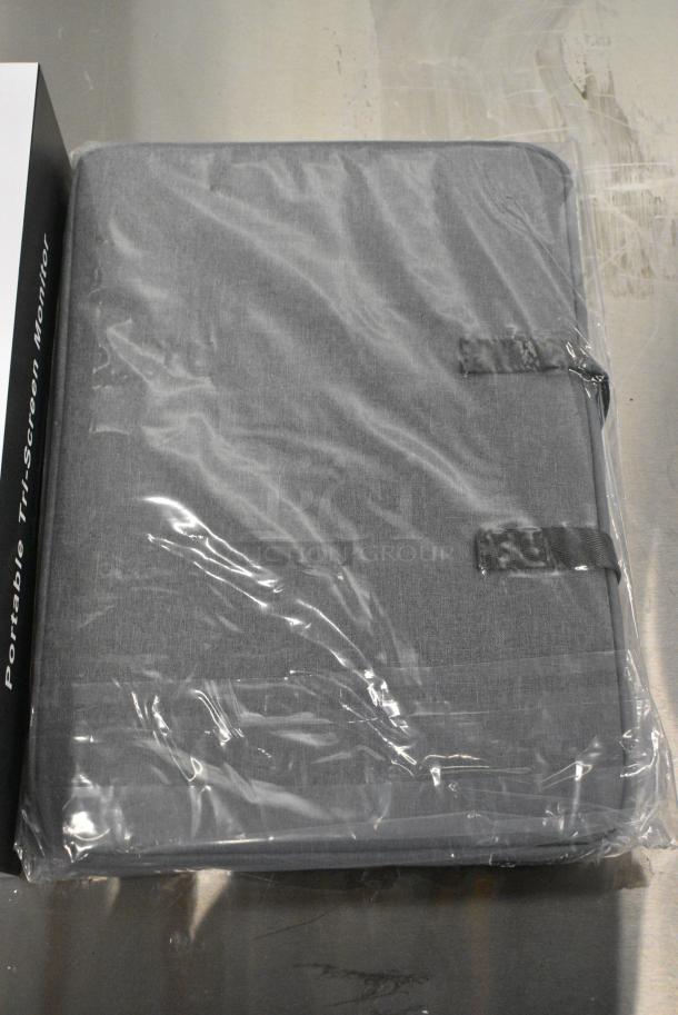 3 BRAND NEW SCRATCH AND DENT! Portable Tri-screen Monitor. 3 Times Your Bid! - Image 4 of 5