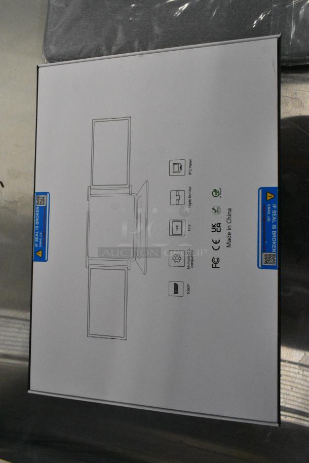 3 BRAND NEW SCRATCH AND DENT! Portable Tri-screen Monitor. 3 Times Your Bid! - Image 5 of 5