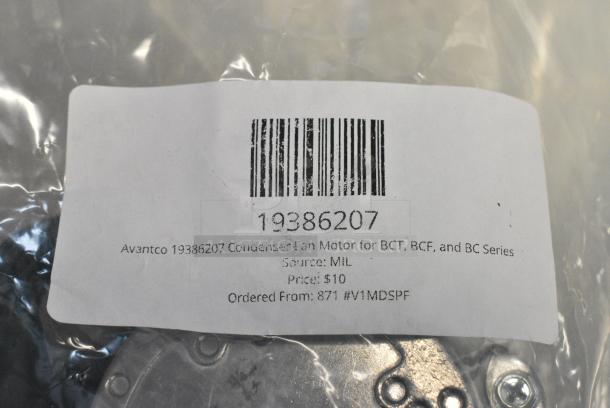 2 BRAND NEW SCRATCH AND DENT! Items Including 19386207 Avantco 19386207 Condenser Fan Motor for BCF Series and 750PRSVU Waterloo Pet Grooming 2.6 GPM Angled Spray Valve with 1/4" NPT Male Connection. 2 Times Your Bid ! - Image 5 of 8