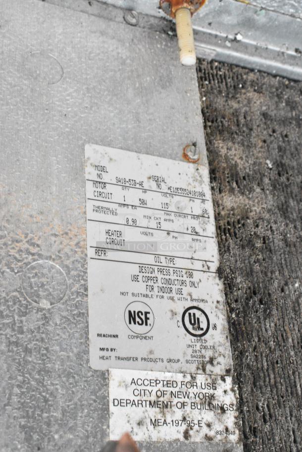 6'x10' Norlake SELF CONTAINED Walk In Box w/ Floor, Heatcraft PTN104H6BE 208-530 Volts, 1 Phase Compressor and SA18-53B-AE 115 Volt, 1 Phase Evaporator Fan. Information Provided By The Consignor But Not Verified By PCI Auctions. Picture of the Unit Before Removal Is Included In the Listing. - Image 8 of 16