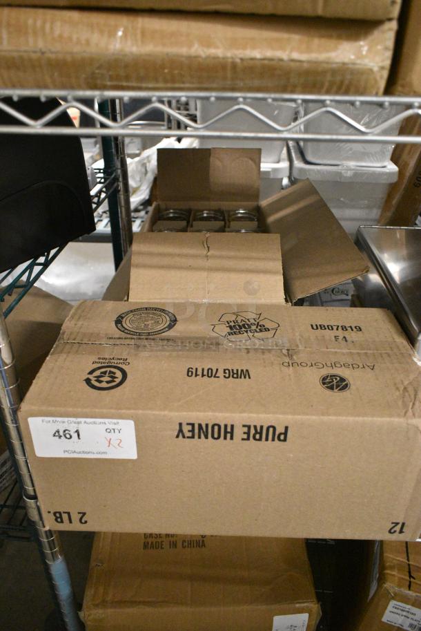 2 BRAND NEW Boxes of 12 Honey Jars. 2 Times Your Bid! - Image 2 of 4