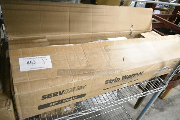 BRAND NEW SCRATCH AND DENT! ServIt 423SW36TLHA 36" Lighted Strip Warmer with Single Toggle Control. 120 Volts, 1 Phase. - Image 2 of 3