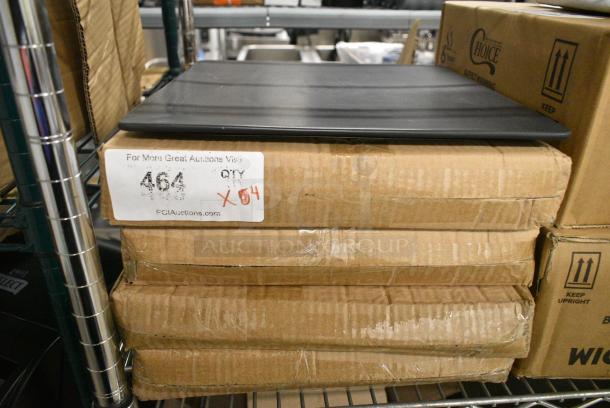 4 BRAND NEW SCRATCH AND DENT! Acopa Black Ceramic Square Plates. 4 Times Your Bid! - Image 2 of 4