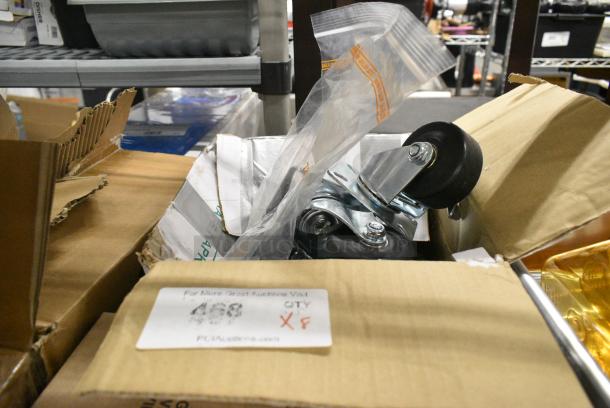 BRAND NEW! Box of 8 Commercial Casters - Image 1 of 3