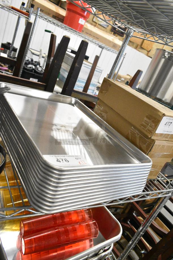 12 BRAND NEW! 407BUNHALF Metal Half Size Baking Pans. 12 Times Your Bid! - Image 2 of 4