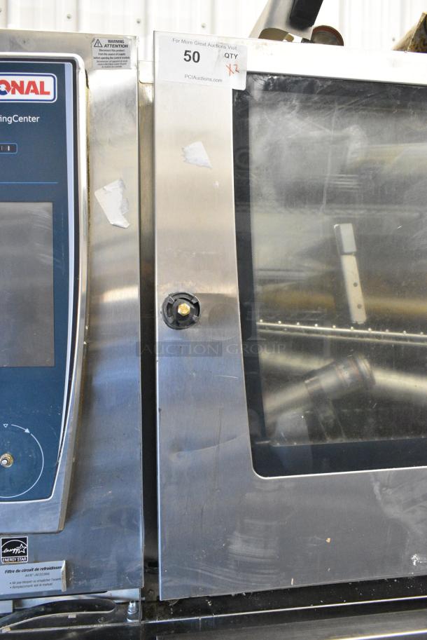 2 2019 Rational SCC WE62/SCC WE102 Stainless Steel Commercial Electric Powered SelfCookingCenter Combi Convection Oven. 480 Volts, 3 Phase. 2 Times Your Bid! - Image 5 of 9
