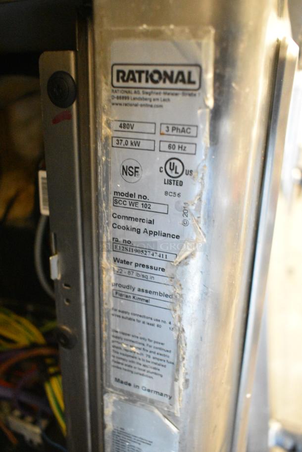 2 2019 Rational SCC WE62/SCC WE102 Stainless Steel Commercial Electric Powered SelfCookingCenter Combi Convection Oven. 480 Volts, 3 Phase. 2 Times Your Bid! - Image 9 of 9