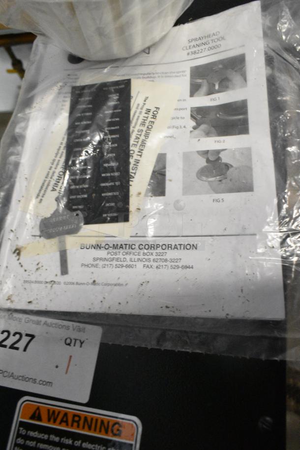 BRAND NEW SCRATCH AND DENT! Bunn 53100.0101 BrewWISE ICB-DV Tall Infusion Series Stainless Steel Automatic Coffee Brewer - Dual Voltage. 120 Volts, 1 Phase. - Image 6 of 9