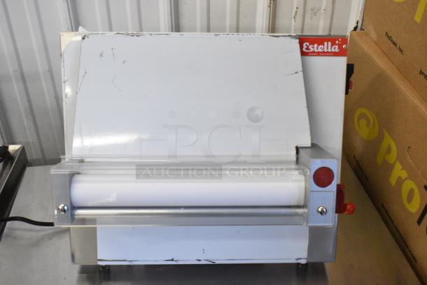 BRAND NEW SCRATCH AND DENT! Estella 348EDS12S Stainless Steel Commercial 12" Countertop One Stage Dough Sheeter. 120 Volts, 1 Phase. - Image 7 of 7
