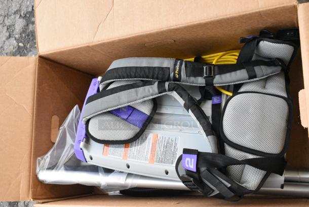 2 BRAND NEW SCRATCH AND DENT! Items Including 196107709 ProTeam GoFit 6 PLUS 107709 6 Qt. Backpack Vacuum with 106820 15" Sidewinder Carpet Kit - 120V and 196107709. 2 Times Your Bid! - Image 5 of 10
