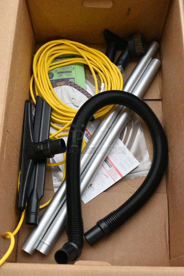 2 BRAND NEW SCRATCH AND DENT! Items Including 196107709 ProTeam GoFit 6 PLUS 107709 6 Qt. Backpack Vacuum with 106820 15" Sidewinder Carpet Kit - 120V and 196107709. 2 Times Your Bid! - Image 8 of 10