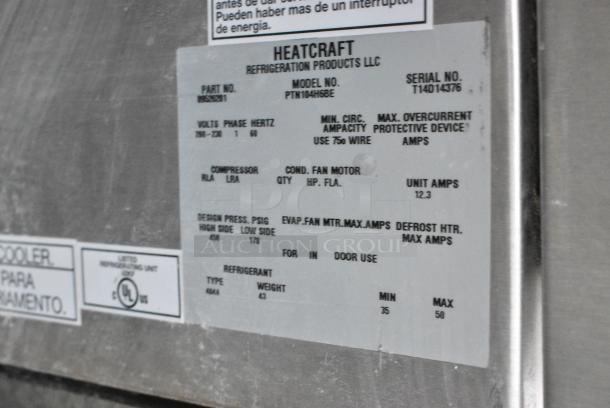 6'x10' Norlake SELF CONTAINED Walk In Box w/ Floor, Heatcraft PTN104H6BE 208-530 Volts, 1 Phase Compressor and SA18-53B-AE 115 Volt, 1 Phase Evaporator Fan. Information Provided By The Consignor But Not Verified By PCI Auctions. Picture of the Unit Before Removal Is Included In the Listing. - Image 16 of 16