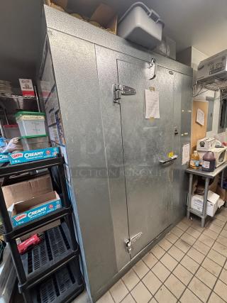 6'x10' Norlake SELF CONTAINED Walk In Box w/ Floor, Heatcraft PTN104H6BE 208-530 Volts, 1 Phase Compressor and SA18-53B-AE 115 Volt, 1 Phase Evaporator Fan. Information Provided By The Consignor But Not Verified By PCI Auctions. Picture of the Unit Before Removal Is Included In the Listing.