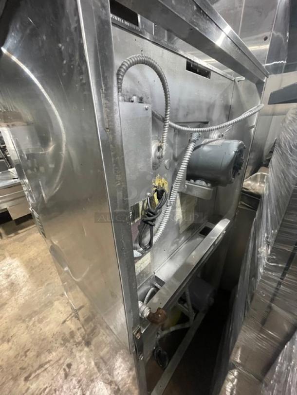 Nice! Blodgett Commercial Stainless Steel Natural Gas Powered Double Stacked Convection Oven! With Wire Oven Racks! SN: 021601RA025Z! On Legs! 2X Your Bid Makes One Unit! - Image 3 of 11