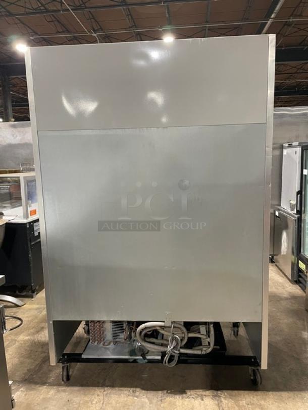 Turbo Air Maximum Series Commercial Stainless Steel Solid 2 Door Reach In Freezer! With Poly Coated Wire Racks! Model: MSF-49NM SN: NF49601013! 110-120V 1 Phase! On Casters! - Image 2 of 9
