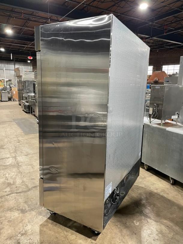 Culitek Commercial Stainless Steel Solid 2 Door Reach In Freezer! With Poly Coated Wire Racks! Model: MRFZ-2D SN: 6273171421070223! 115V! On Casters! - Image 3 of 9
