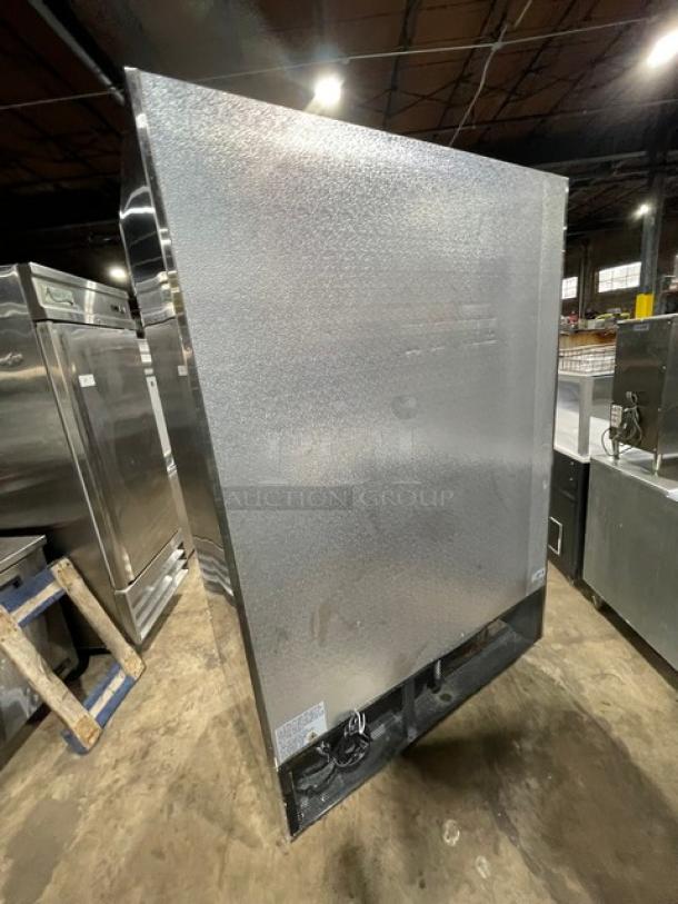 Culitek Commercial Stainless Steel Solid 2 Door Reach In Freezer! With Poly Coated Wire Racks! Model: MRFZ-2D SN: 6273171421070223! 115V! On Casters! - Image 4 of 9