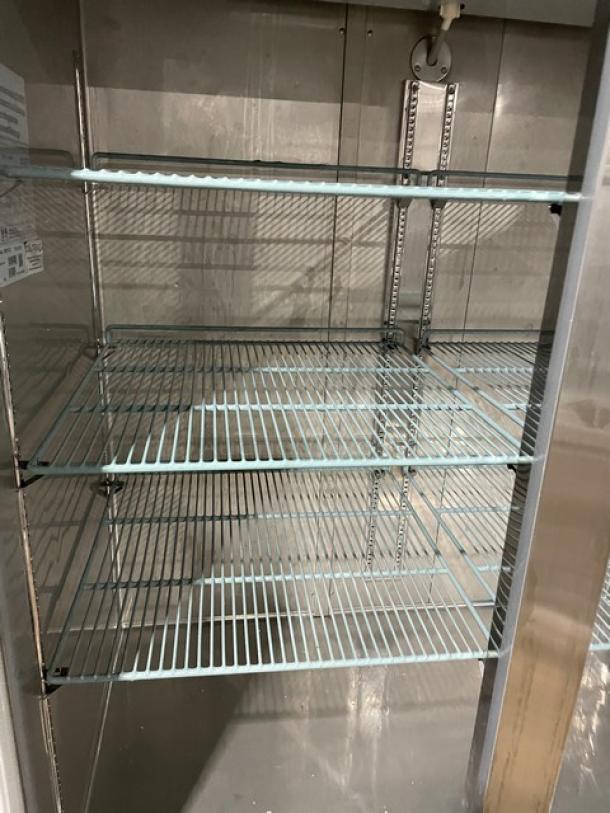 Culitek Commercial Stainless Steel Solid 2 Door Reach In Freezer! With Poly Coated Wire Racks! Model: MRFZ-2D SN: 6273171421070223! 115V! On Casters! - Image 6 of 9