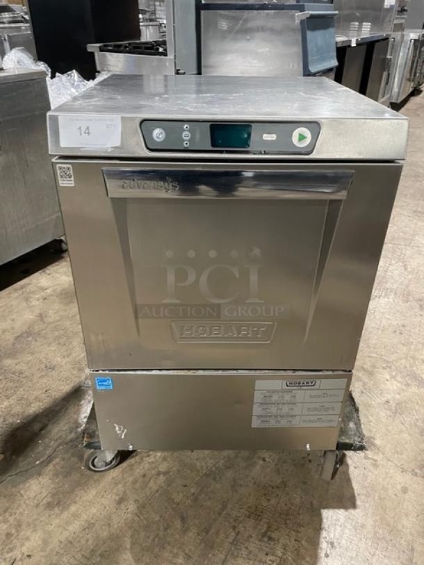 Sweet! Hobart New Body Style! Advansys Series Commercial Stainless Steel High Temperature Undercounter Dishwasher! Model: LXER SN: 231186782! 120/208-240V 1 Phase! - Image 1 of 9
