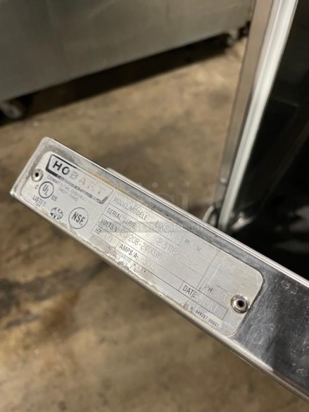 Sweet! Hobart New Body Style! Advansys Series Commercial Stainless Steel High Temperature Undercounter Dishwasher! Model: LXER SN: 231186782! 120/208-240V 1 Phase! - Image 7 of 9