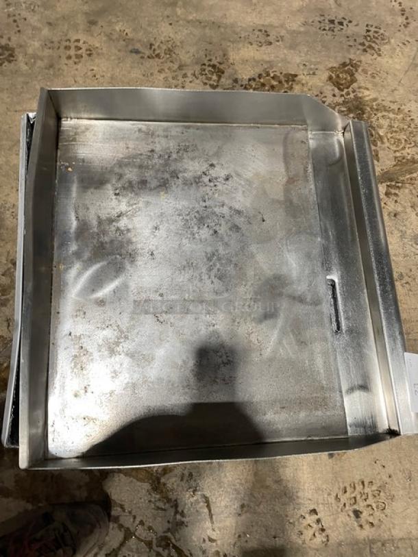 APW Wyott Champion Cook Series Commercial Stainless Steel Natural Gas Powered Countertop Flat Griddle! With Thermostatic Controls! With Back & Side Splashes! On Legs! - Image 5 of 7