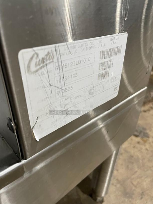 Wilbur Curtis IHop Style Gemini612 Series Commercial Stainless Steel Countertop Twin Coffee Brewer! With 2 Lower Warmers! Hot Water Dispenser! With Brew Funnels! Model: GEM612ILD1010 SN:10654103! 220V 1 Phase! On Legs! - Image 7 of 8
