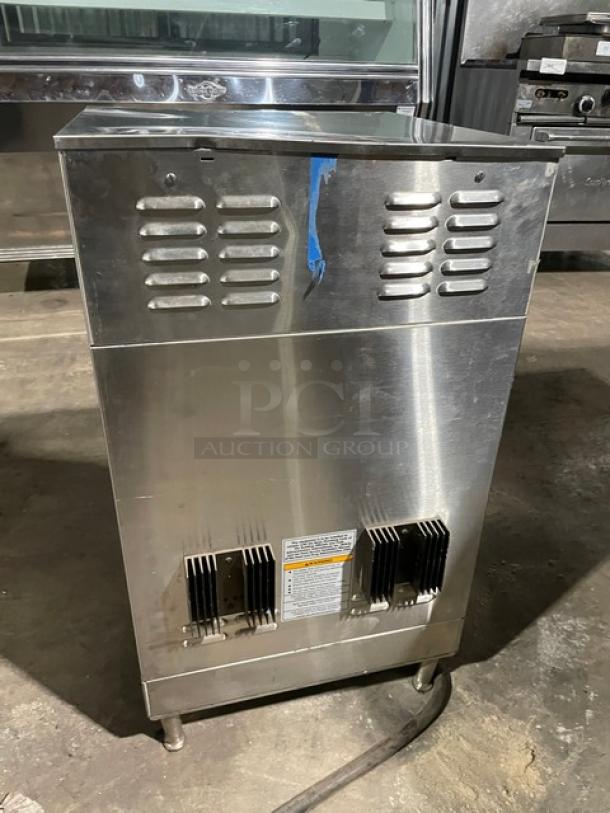 Bunn Starbucks Style Commercial Stainless Steel Countertop Soft Heat Dual Coffee Brewer! With Hot Water Dispenser! Model: DUAL SH DBC! 120/208V 1 Phase! On Legs! - Image 3 of 8