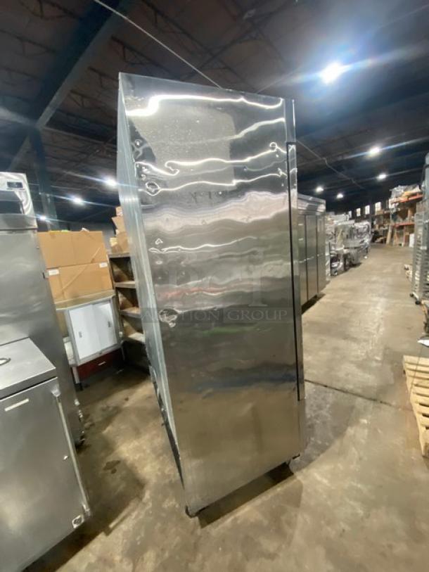 Maxx Cold Commercial Stainless Steel Solid 2 Door Reach In Freezer! With Poly Coated Wire Racks! With Digital Control! Model: MCF-49FD! 115V 1 Phase! On Casters! Powers On But Does Not Get Down To Temp! - Image 2 of 9