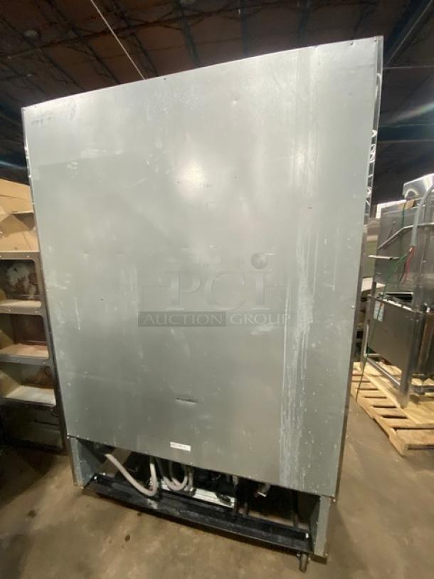Maxx Cold Commercial Stainless Steel Solid 2 Door Reach In Freezer! With Poly Coated Wire Racks! With Digital Control! Model: MCF-49FD! 115V 1 Phase! On Casters! Powers On But Does Not Get Down To Temp! - Image 3 of 9